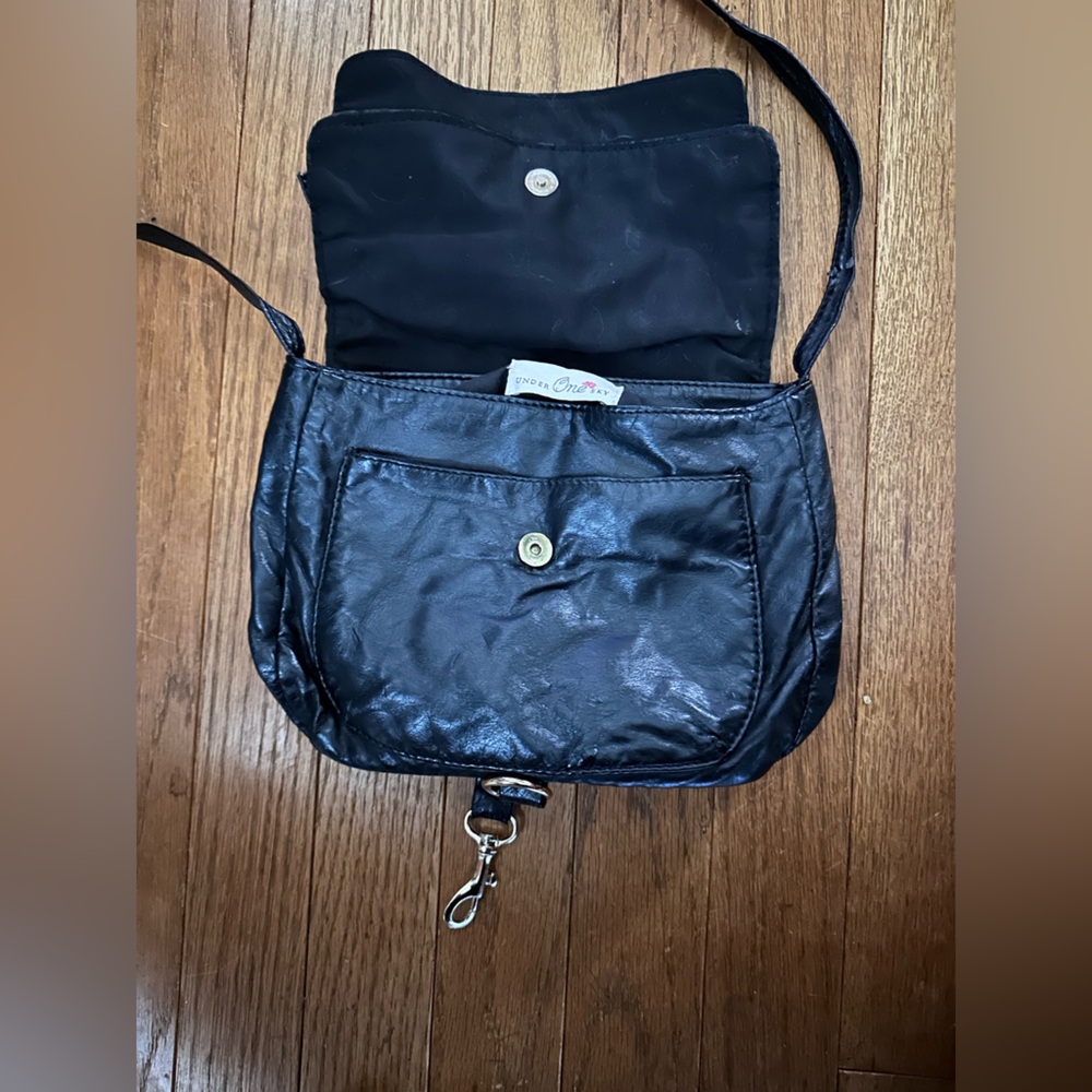 Under One Sky Black Shoulder Bag